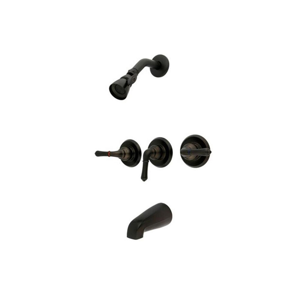 Three Handle Tub & Shower Faucet 753678285469