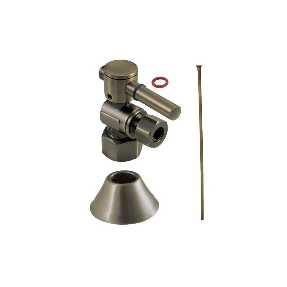 Modern Plumbing Toilet Trim Kit, Antique Brass 753678296847