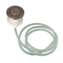 Gourmetier Disposal Air Switch Button, Antique Copper - Countertop Install, 1/4 in Air Hose Connection, KI2600348