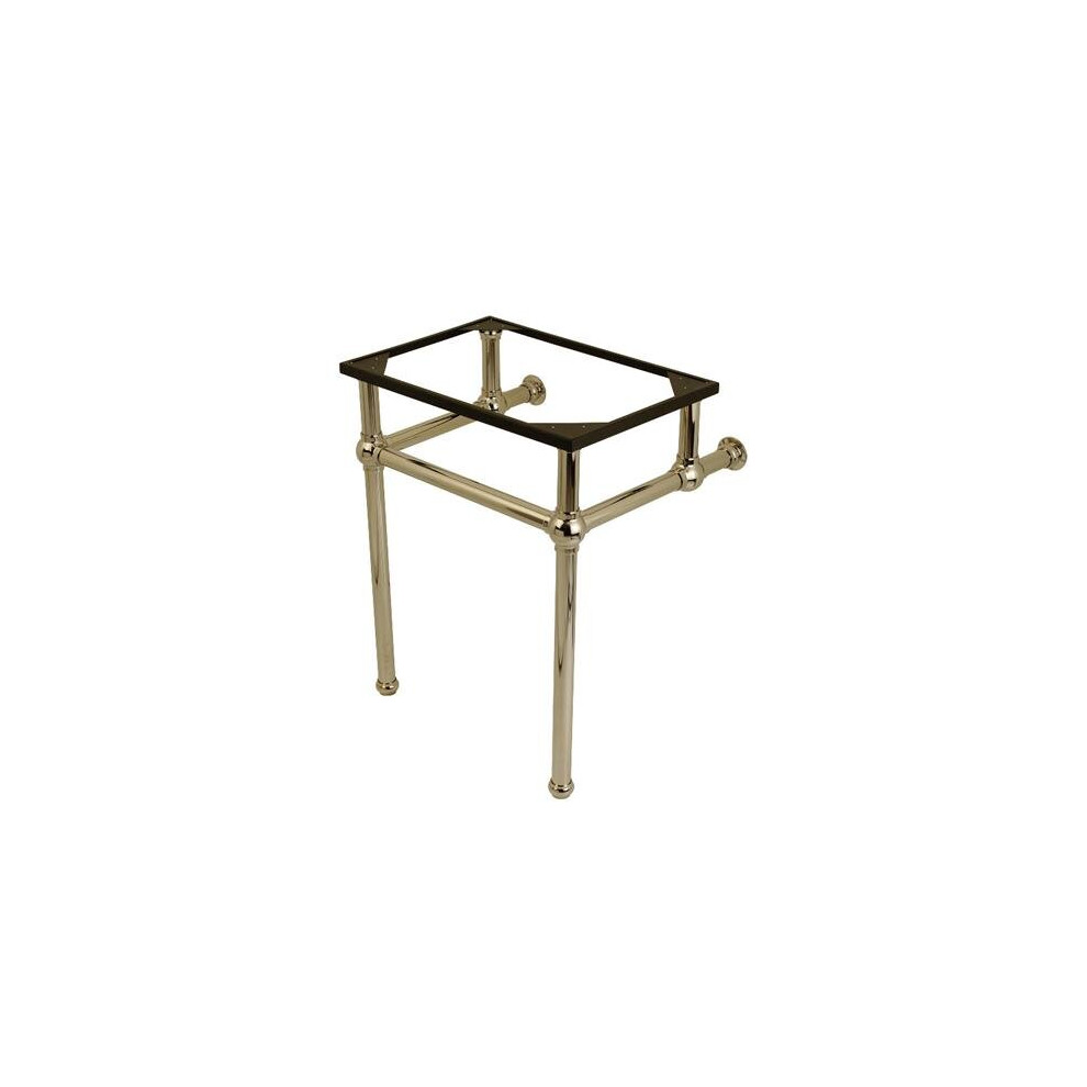 Console Sink Holder With Brass Pedestal, Polished Nickel - 20.38 X 24 X 30 In. 753678328104