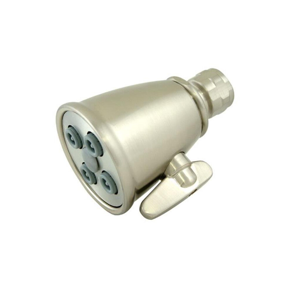 4 Spray Nozzles Power Jet Shower Head - Satin Nickel 753678314411