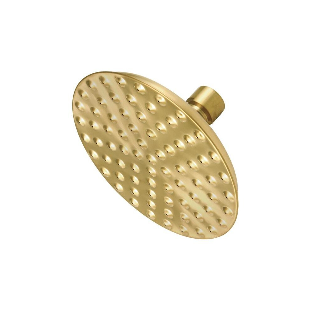Victorian 5.25 In. Brass Shower Head, Brushed Brass 753678341110