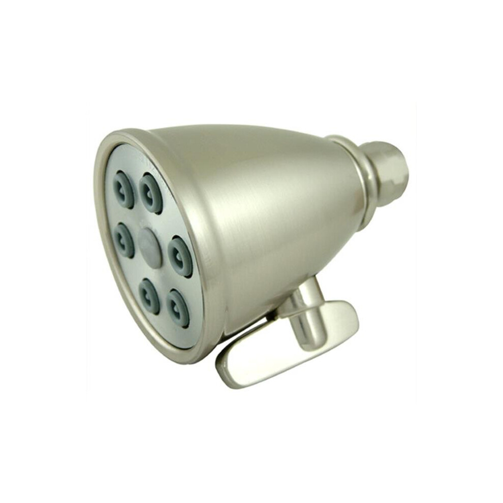 6 Spray Nozzles Power Jet Shower Head - Satin Nickel 753678281942