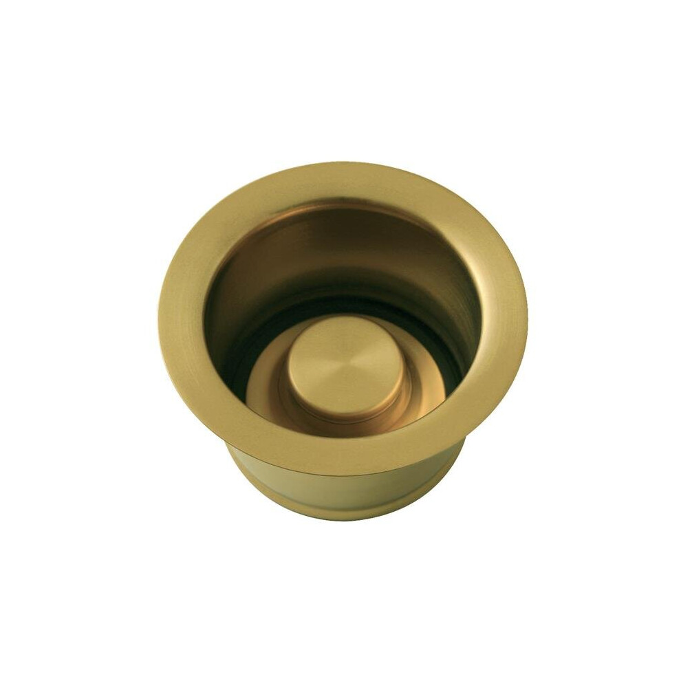 Extended Disposal Flange, Brushed Brass
