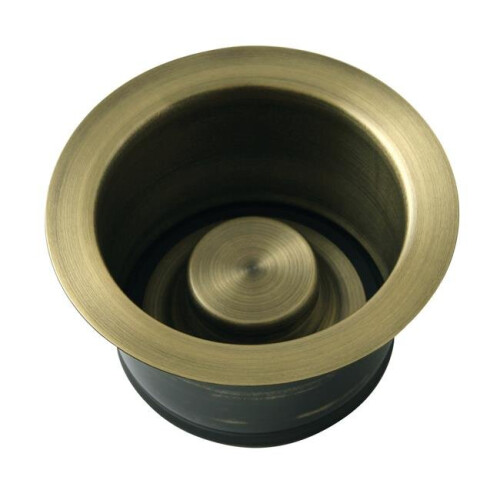 Extended Disposal Flange, Antique Brass