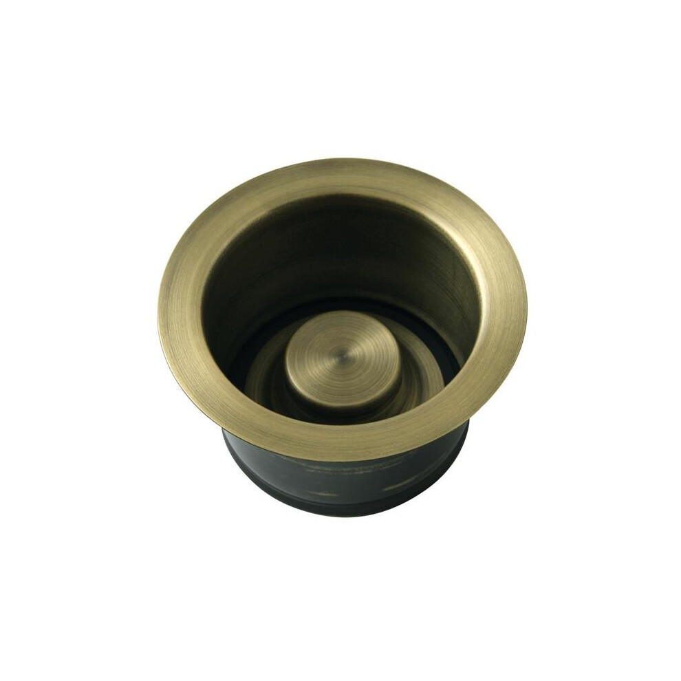 Extended Disposal Flange, Antique Brass 753678314350