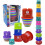 Ram© Baby Kids 11 Piece Stacking Cups Stackers Pre-school Learning Toy Stacking Tower Pyramid 1