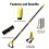 Stirrup Hoe Garden Tool Long Handle Adjustable Hand Weeding Rake For Gardening 2
