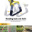 Stirrup Hoe Garden Tool Long Handle Adjustable Hand Weeding Rake For Gardening 3