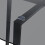 Living And Home Modern Round Dining Table with Tempered Glass Top 4