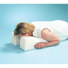 BE2444095 Face Down Pillow with U-Shaped Cradle, 29x14x6 Foam, Dual-Side Comfort for Eye Surgery