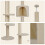 ELECWISH (Beige) 4-Tier Cat Tree Floor To Ceiling Climbing Tower 6