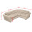 Intex Intex Inflatable Corner Sofa/Couch Air Couch Inflatable Chair Bed 68575NP 2