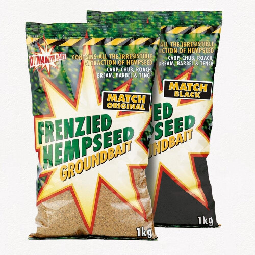 Dynamite Baits Frenzied Hemp - Super Match Black 1kg