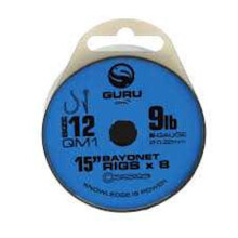 Guru QM1 15" Ready Rigs With Bayonets - Size 10