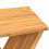 VidaXL vidaXL Solid Wood Teak Folding Stool Outdoor Garden Wooden Foldable Stool 7