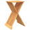 VidaXL vidaXL Solid Wood Teak Folding Stool Outdoor Garden Wooden Foldable Stool 2