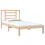 VidaXL vidaXL Bed Frame Bed Base Wooden Platform Bed Solid Wood Pine 90x190 cm Single 3
