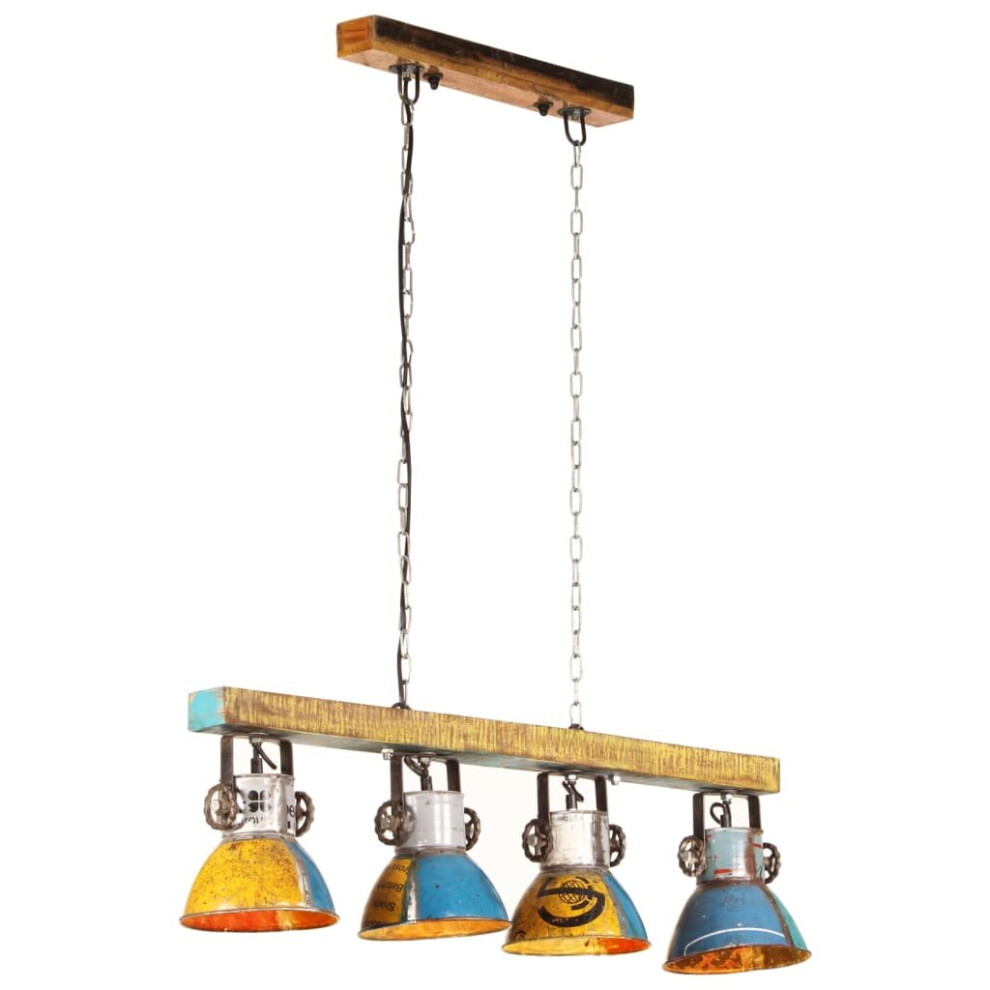 vidaXL Industrial Ceiling Lamp 25 W Multicolour 111cm E27 Wall Light Fixture