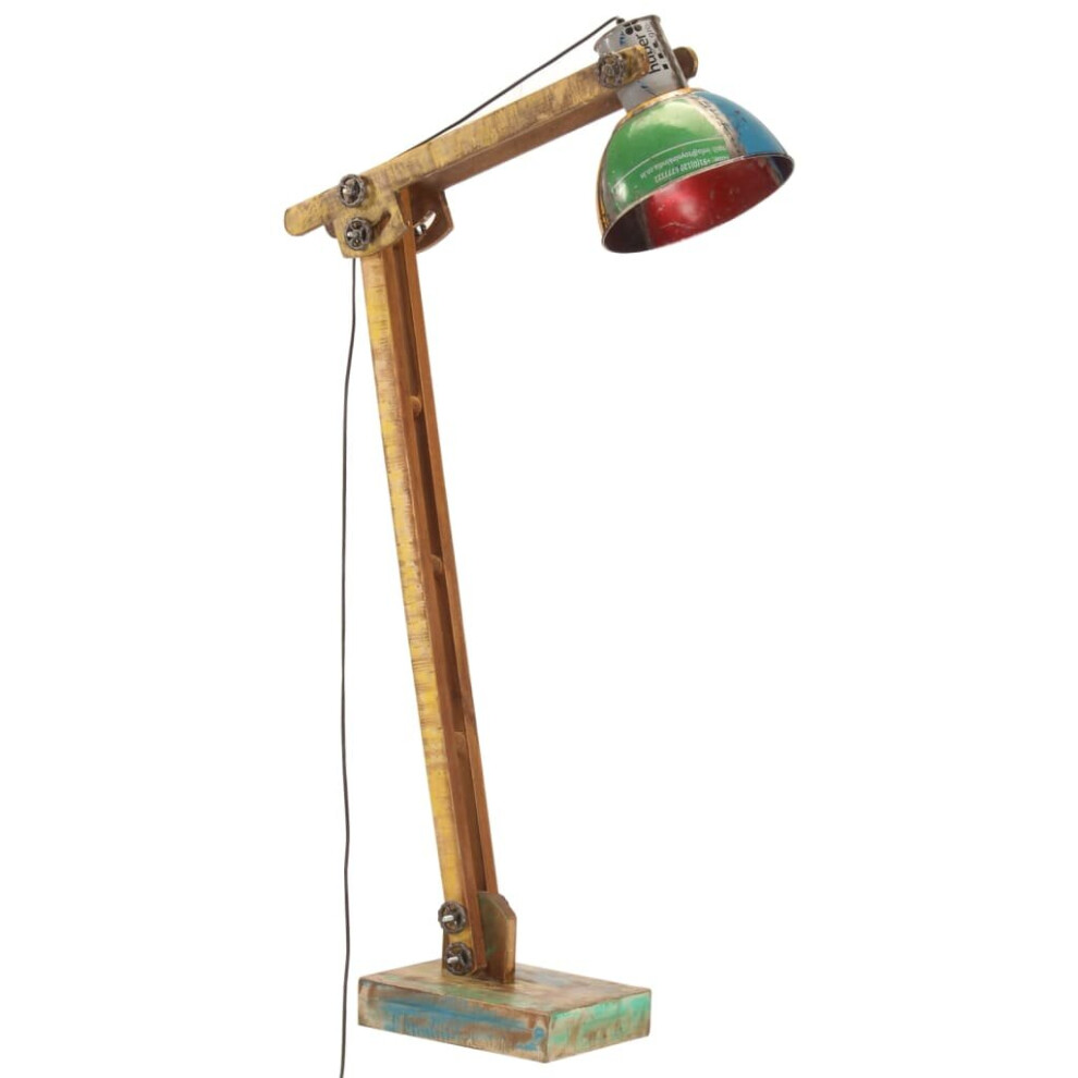 vidaXL Floor Lamp Multicolour E27 Standing Reading Vintage Look Lamp Lighting