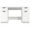 VidaXL vidaXL Desk with Side Cabinet White Engineered Wood Office Computer Study Desk 6