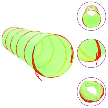 vidaXL Children Play Tunnel Green 175 cm Polyester Kids Play House Game Tent