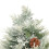 VidaXL vidaXL Pre-lit Christmas Tree with Pine Cones Artificial Tree Green PVC and PE 7