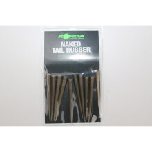Korda Naked Tail Rubber Weed/Silt 10pc