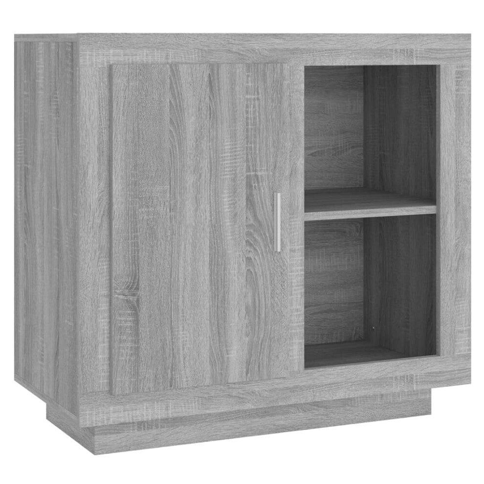 vidaXL Sideboard Grey Sonoma Storage Cabinet Cupboard Highboard Home Organiser