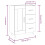 VidaXL vidaXL Sideboard High Gloss White Engineered Wood Side Cabinet Home Organiser 2