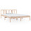 VidaXL vidaXL Bed Frame Bed Base Wooden Platform Bed Solid Wood 135x190 cm Double 1