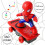 Spiderman Ηλεκτρικό skateboard 360  Περιστροφή μουσική με ελαφριά παιχνίδια παιδιά 5