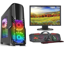 Fast Gaming PC Bundle Intel QuadCore i5 16GB 1TB Windows 10 2GB GT710 G-Gforce - Refurbished