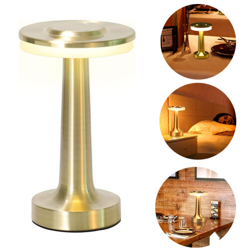 LED Desk Lamp, Night Light Touch Sensor Table Lamp USB Rechargeable on