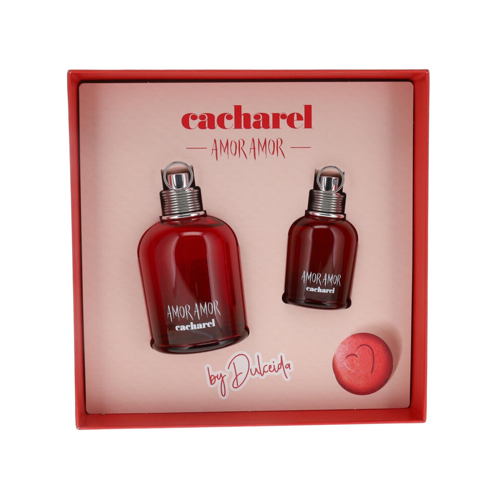 Cacharel Amor Amor 100ml Eau de Toilette, 30ml Eau de Toilette Spray Gift Set for Women