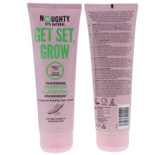 Noughty Get Set, Grow Thickening Shampoo 250ml to Support Healthy Hair Growth with Pea Complex & Hyaluronic Acid
