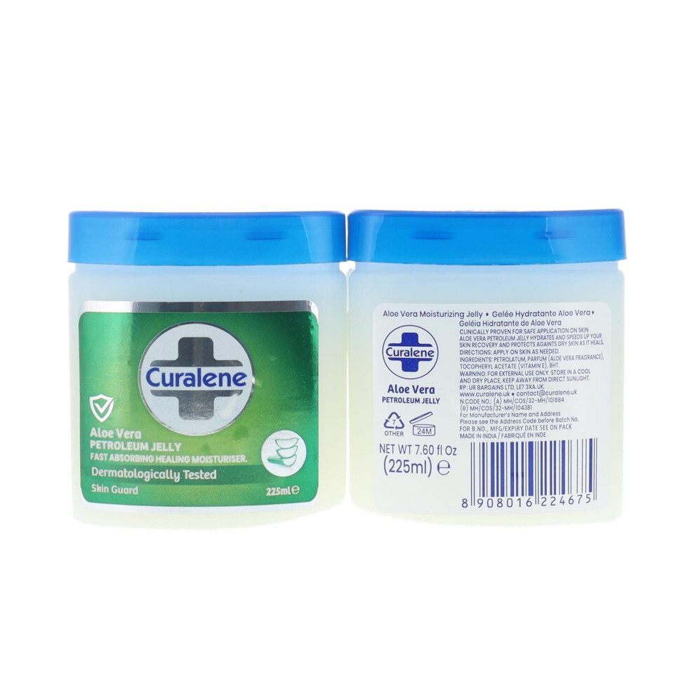 Curalene Aloe Vera Petroleum Jelly 225Ml