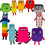 (  10pcs set) Numberblocks Plush Toy Educational Stuffed Number Blocks 1