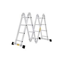 4.7M Heavy Duty Multi-Purpose Folding Aluminium Ladder w/2 Platform