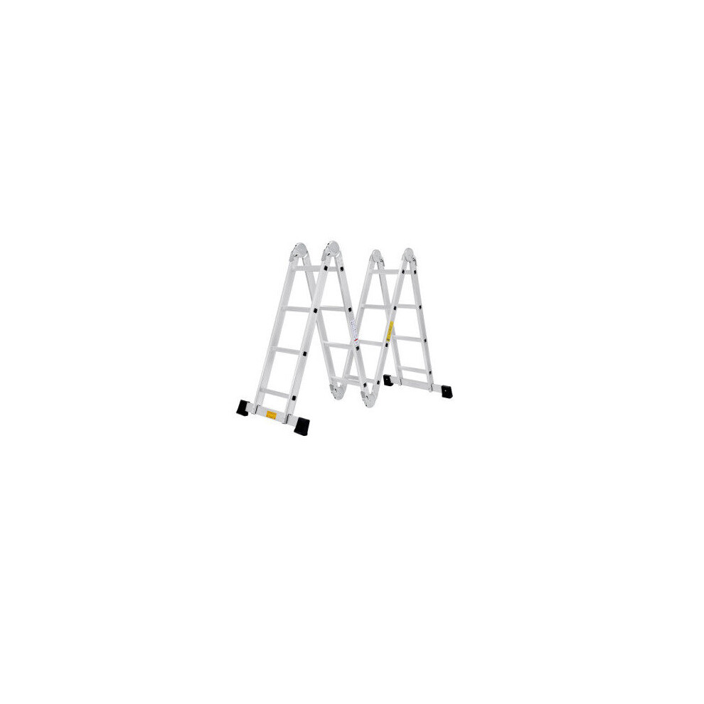 4.7M Heavy Duty Multi-Purpose Folding Aluminium Ladder w/2 Platform