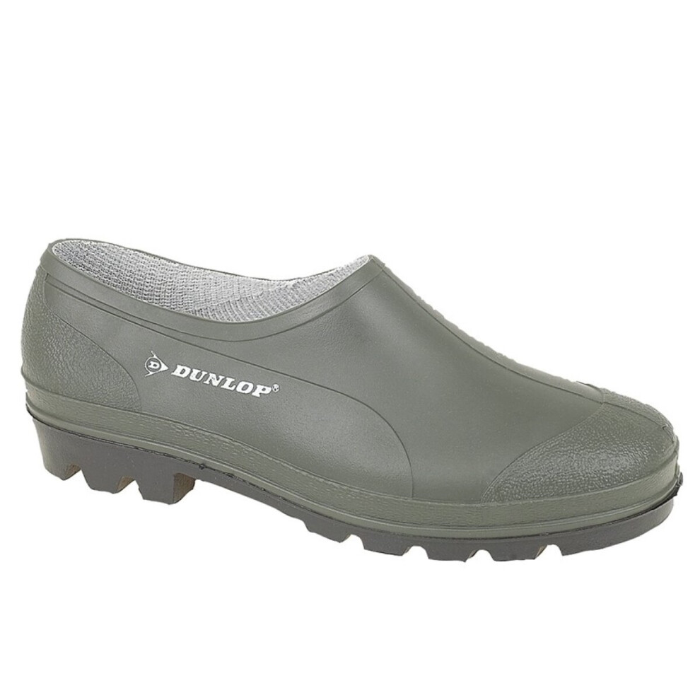Dunlop (Uk 12) Mens/Womens Waterproof Clog Garden Shoes Green