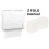 Z Fold Dispenser PACK WHITE 2ply Paper hand Towels ABS Lockable Wall 1