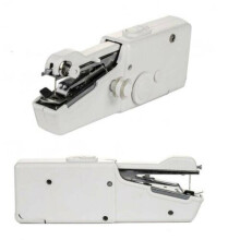 MINI PORTABLE CORDLESS HANDHELD SINGLE STITCH FABRIC SEWING MACHINE HOME TRAVEL