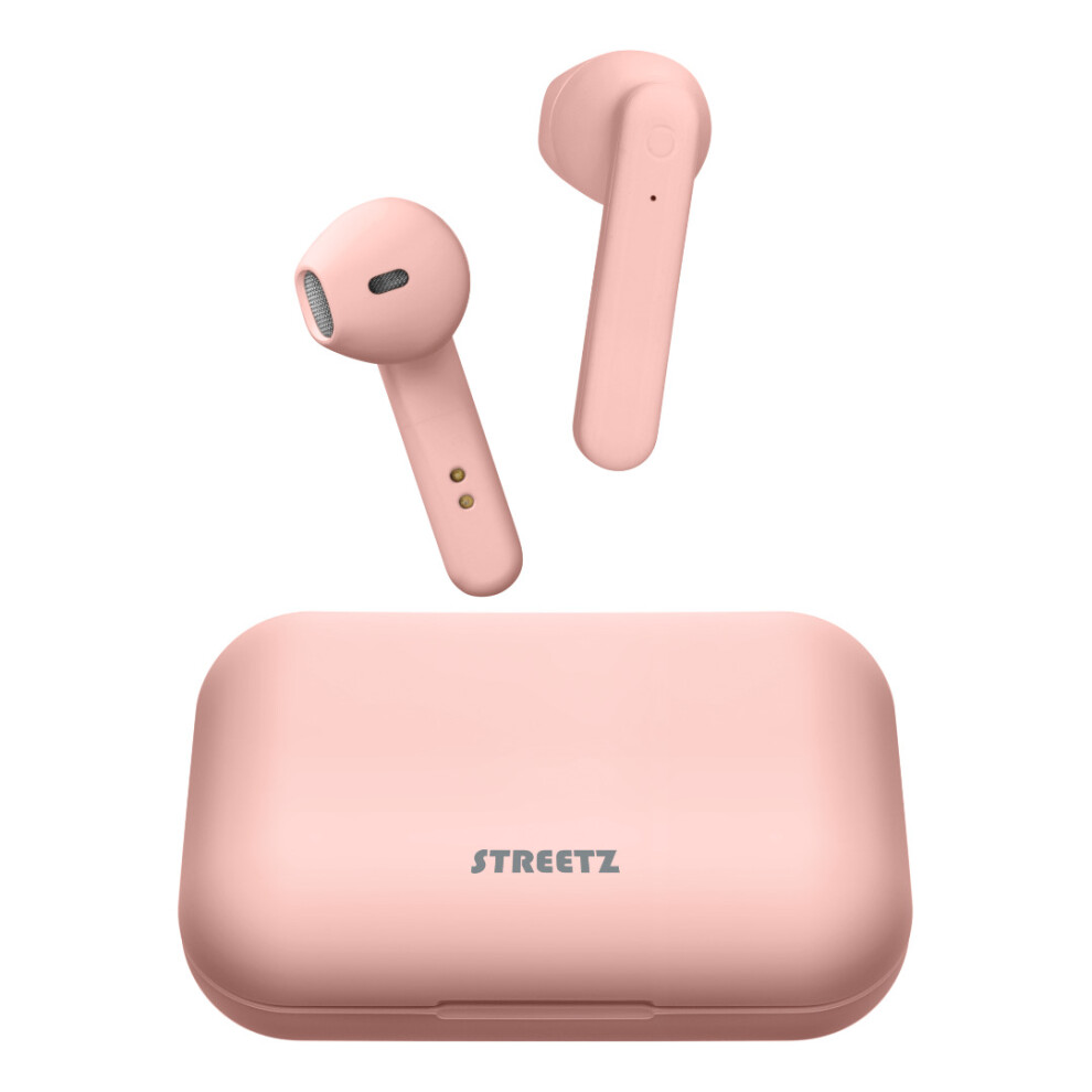 Streetz (Pink) True Wireless Stereo Compact Earbuds With Bluetooth 5.0 And Touch Sensor Controls Pink