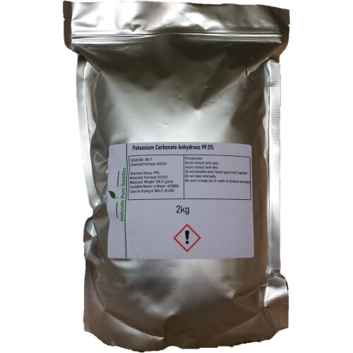 Potassium Carbonate Anhydrous 99.5%- 2kg