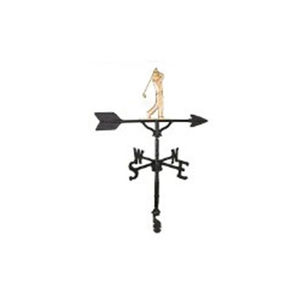 200 Series 32 In. Gold Golfer Weathervane