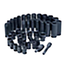 0.37 in. Drive 6-Point SAE with Metric Standard & Deep Impact Socket Set - 43 Piece