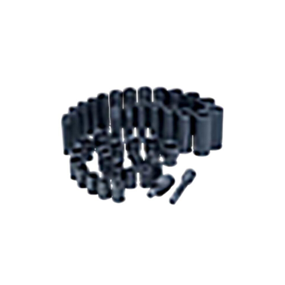 0.37 In. Drive 6-Point Sae With Metric Standard & Deep Impact Socket Set - 43 Piece 753678436045