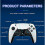 (Black) Ps4 Wireless Controller Bluetooth Gamepad Play Station 4 Remote 3