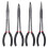 814 4 Pc. Long 11 In. Needle Nose Pliers Set 1